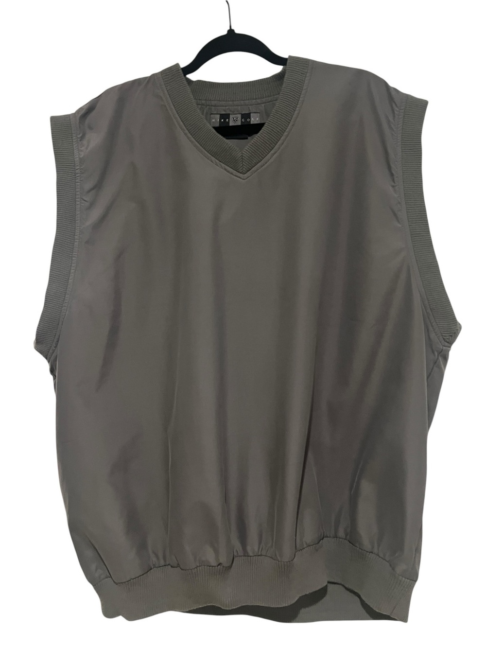 Vintage Nike Golf Pullover Windbreaker Sleeveless V-Neck Preppy Vest-L